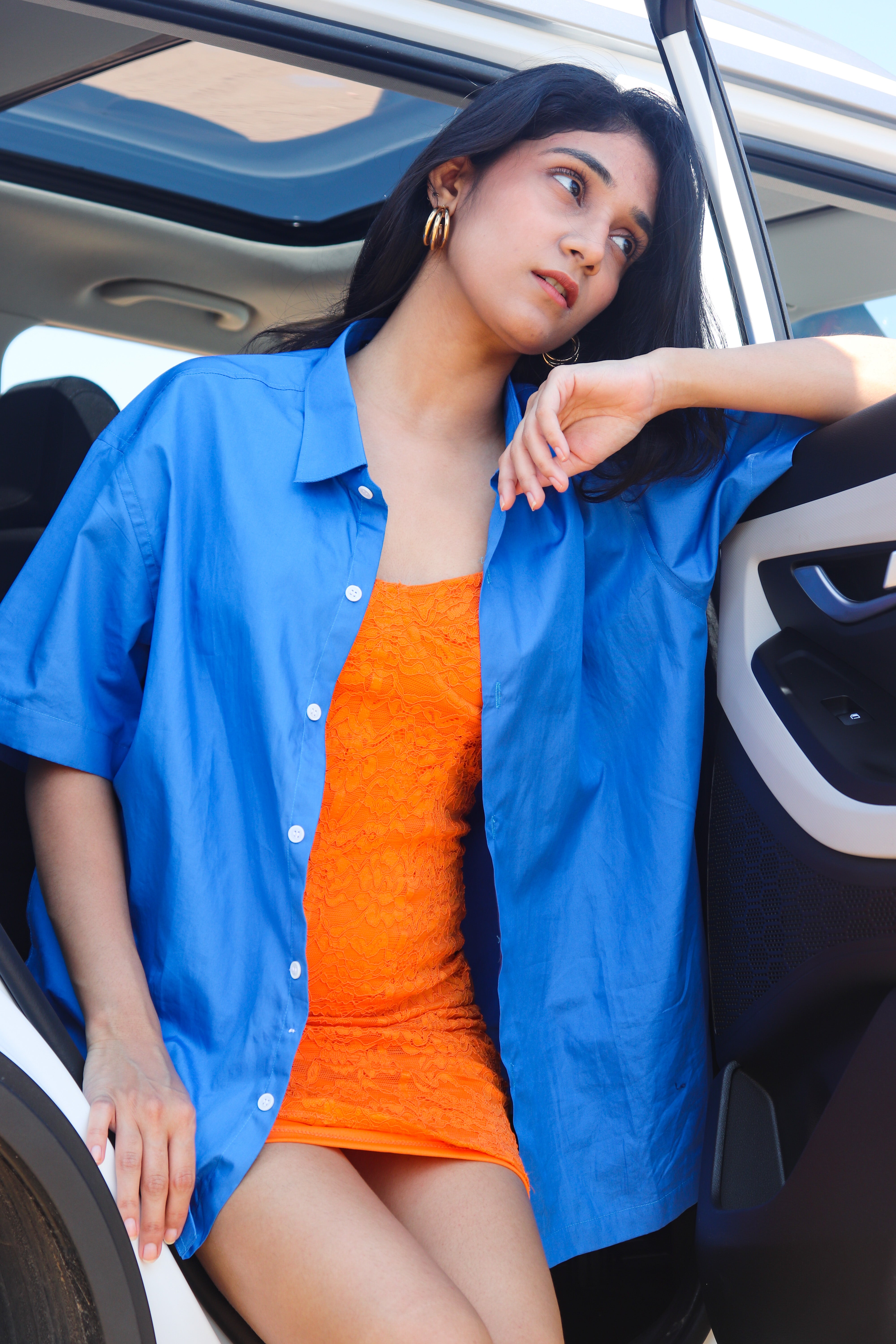 22 ファッション studio b3 ASYMMETRY COTTON SHIRT MPB1852